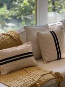 The Loomia Viti Handwoven Black and Cream Pillow Review