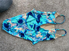 The Fabric Fairy Oil Slick Nylon Spandex Swimsuit Fabric Review