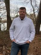 The Fabric Fairy Ash Heather Grey Cotton Poly Sweatshirt Fleece Fabric Review