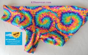 The Fabric Fairy Fluorescent Tie Dye Pinwheels Poly Spandex Swimsuit Fabric Review