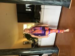 k.alley lifestyle Purple & Orange Stripes Review