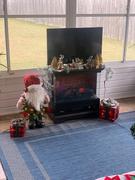 TURBRO Support Team Firelake FL27-BW Electric Fireplace Heater With Mantel Review