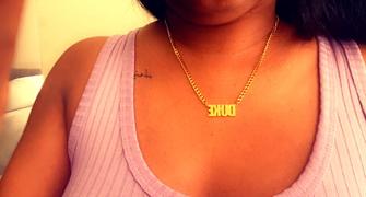 Be Your Own Custom Bold Name Necklace Review