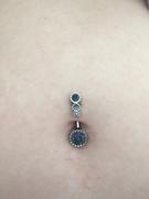 Ouferbodyjewelry 14G Four Round CZ Top and Bottom Cute Belly Button Rings Review