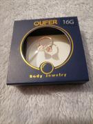 Ouferbodyjewelry 16G 3/8'' Dragon Septum Ring Gem Circular Barbell Ring Review