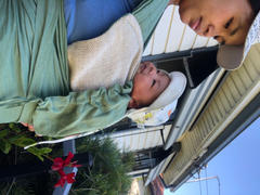 Zarpar Bebê PREORDER - Linen Wrap Baby Carrier - Eucalyptus *Mid November delivery* Review