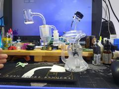 420 Science Green Bear Wishbone Recycler Dab Rig Review