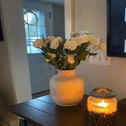 RusticReach White Textured Porcelain Ceramic Jar Vase Review