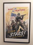 Kaiser Cat Cinema Webshop USA Propaganda Poster - Up with the Stars! - Framed Review