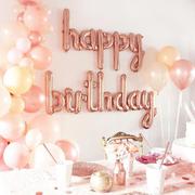 Illume Partyware Rose Gold Happy Birthday Balloon Review