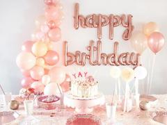 Illume Partyware Rose Gold Happy Birthday Balloon Review