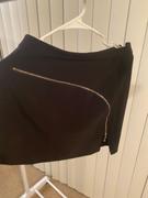 J.ING Curve Black Zip Mini Skirt Review