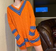 J.ING Ollie Colorblock Cable Knit Sweater Review