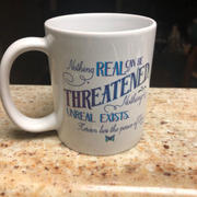 The Miracles Store Nothing Real Can Be Threatened Mug Review