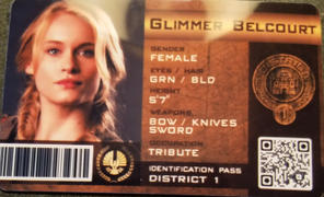 Epic IDs The Hunger Games Inspired Panem District 1 Identification Card - Glimmer Belcourt Review