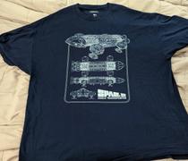 The Gerry Anderson Store Space: 1999 Eagle Schematic Men's T-Shirt [Official & Exclusive] Review
