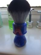 West Coast Shaving Yaqi Timber Wolf Synthetic Shaving Brush, Colorful Mysterious Space Handle, 24mm Review