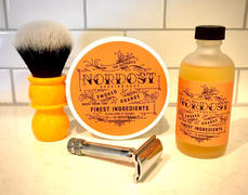 West Coast Shaving Yaqi R1710 Butterscotch Orange Tuxedo Synthetic Shaving Brush Review