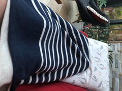 Atlantic Blankets Navy Stripe Recycled Cotton Blanket Review