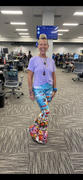Yoga Democracy Flower Bomb Printed Bell Bottoms Review