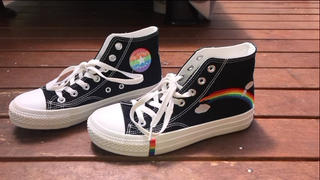 AESTHENTIALS RAINBOW SNEAKERS Review