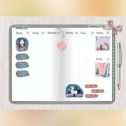 DigitallyWild Journaling stickers for Digital scrapbooking - Magic Forest Review