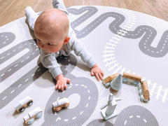 Grace & Maggie Playmats Baby Driver/Grey Boho Round Review