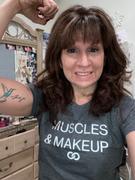 Just Strong Muscles & Makeup Tee Review