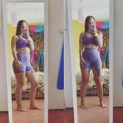 Just Strong Seamless Purple Ombre Shorts Review