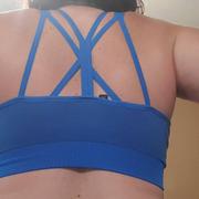 Just Strong Bright Blue / Navy Seamless Panelled Crop Top Review