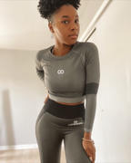 Just Strong Light Grey / Black Seamless Panelled Long Sleeve Review