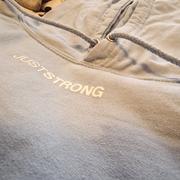 Just Strong Sky Blue Oversized Minimal Hoodie Review