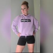 Just Strong Crystal Relax Cropped Hoodie Review
