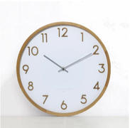 Living By Design ONE SIX EIGHT LONDON  |  SCARLETT SILENT WALL CLOCK  |  WHITE + WOOD 35CM Review