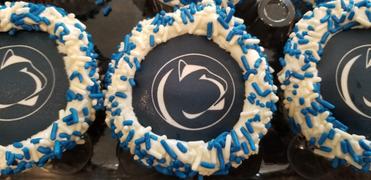 Party Creationz Penn State Nittany Lions Edible Cupcake Toppers (12 Images) Cake Image Icing Sugar Sheet Edible Cake Images Review