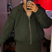 Los Angeles Apparel HF16GD - Garment Dye 14oz. Cropped Heavy Fleece Zip Up Hooded Sweatshirt Review