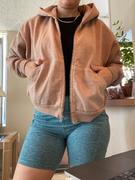 Los Angeles Apparel HF16GD - Pigment Dye 14oz. Cropped Heavy Fleece Zip Up Hooded Sweatshirt Review