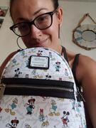 Open and Clothing Loungefly x Disney Mickey Minnie Donald Daisy Mini Backpack Handbag White Review