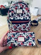 Open and Clothing Loungefly x Disney Women's Mickey & Minnie Mouse Mini Backpack & Wallet Navy Review