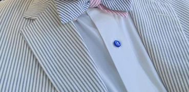 Lorenzo Uomo Liam in White with Contrast Navy Shirt Review