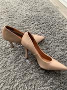 Charley Boutique Vizzano 1184-1101 Pointy Toe Pump in Beige Patent Review
