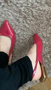 Charley Boutique Vizzano 1359-100 Pointy Toe Slingback Flat in Cherry Patent Review