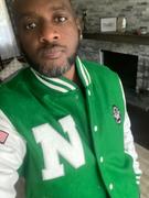 Southern Gents Kamaru Usman - NGHTMR Varsity Jacket - Green + White Review
