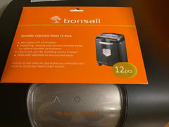 bonsaii-shop Bonsaii Paper Shredder Sharpening&Lubricant Sheets, 12-Pack Review