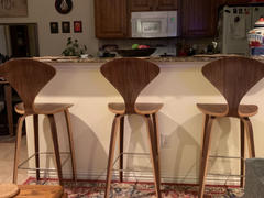 Interior Icons Norman Counter - Norman Counter Stool, Walnut Review