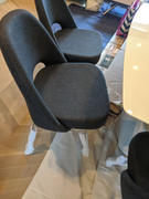 Interior Icons Executive - Executive Armless Dining Chair, Dark Gray Review