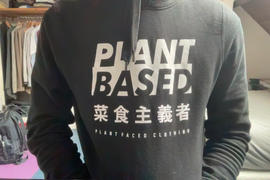 PLANT FACED CLOTHING Plant Based Kanji Hoodie - Grey - Unisex Review