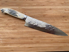 JapaneseChefsKnife.Com Takeshi Saji SRS-13 Custom Series Gyuto (210mm and 240mm, 2 Sizes, Stag Bone Handle) Review
