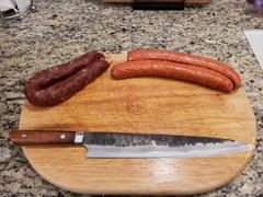 JapaneseChefsKnife.Com Takeshi Saji Aogami Super Custom Series Sujihiki(240mm and 270mm ,2 Size, Ironwood Handle) Review
