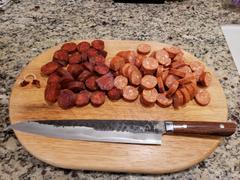 JapaneseChefsKnife.Com Takeshi Saji Aogami Super Custom Series Sujihiki(240mm and 270mm ,2 Size, Ironwood Handle) Review